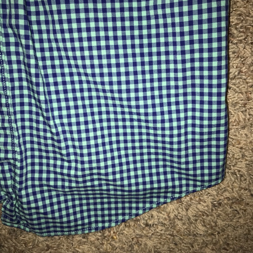 checkered button up - Picture 3 of 4
